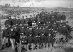 Gruppfoto, art. Skjutskolan, Hammarnäset omkr 1906.