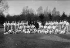 Gruppfoto, artilleriets gymnastiktrupp 1906.