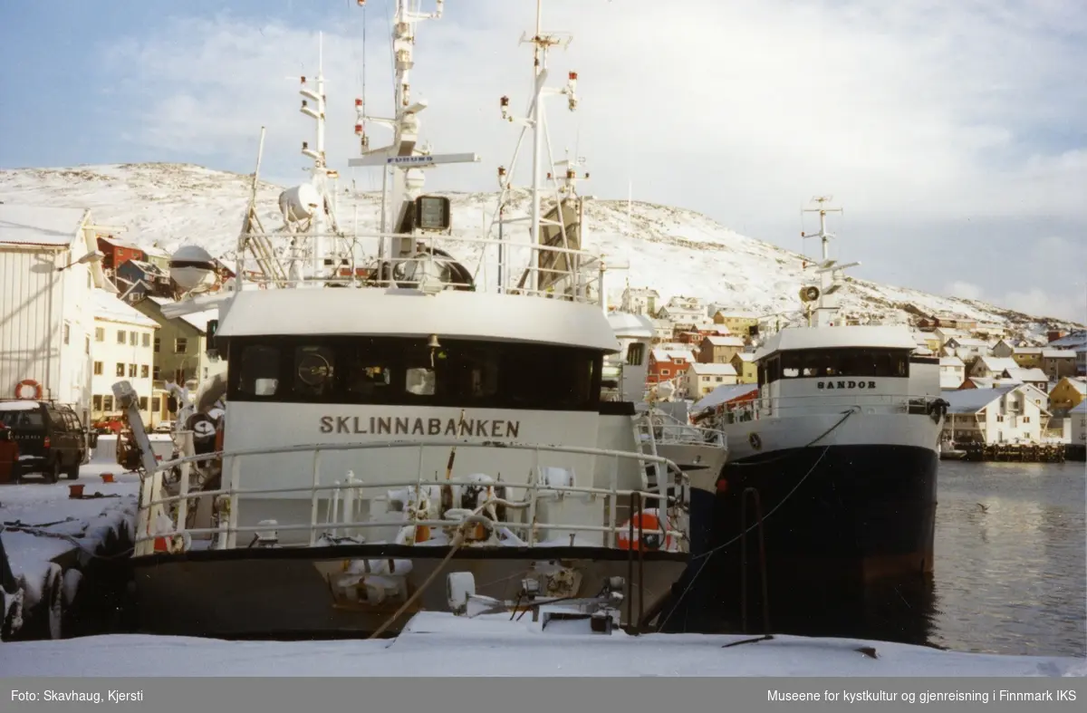 Loddesesong i Honningsvåg. Mars 2003.