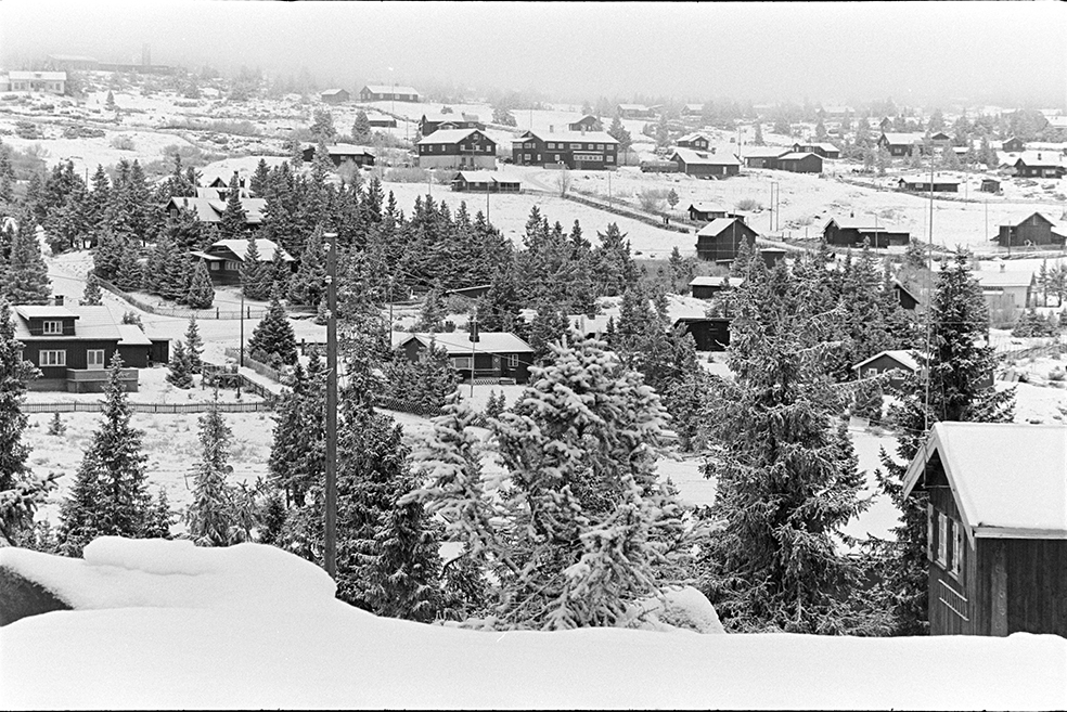 Sjusjøen, vinter.