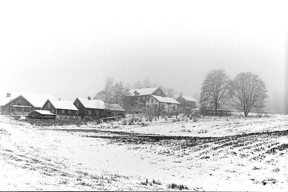 Alu, Alhaug østre, vinterlandskap,
