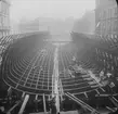 Bygget av tunnelbanan i Paris 1899-1911. 