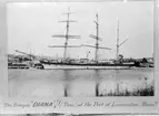 The barque  DIANA 73 tons, at the Port of Launceston, Tasm. Kopia. Devars.