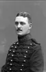 Officer artilleriet, A J F Lindberg född 2 nov 1876, officer 1889.