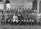 Gruppbild, underofficerare Göta ingenjörkår 1919 - 1920.