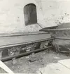 Wachtmeisterska gravkoret i Kalmar domkyrka. Undersökning 1946.