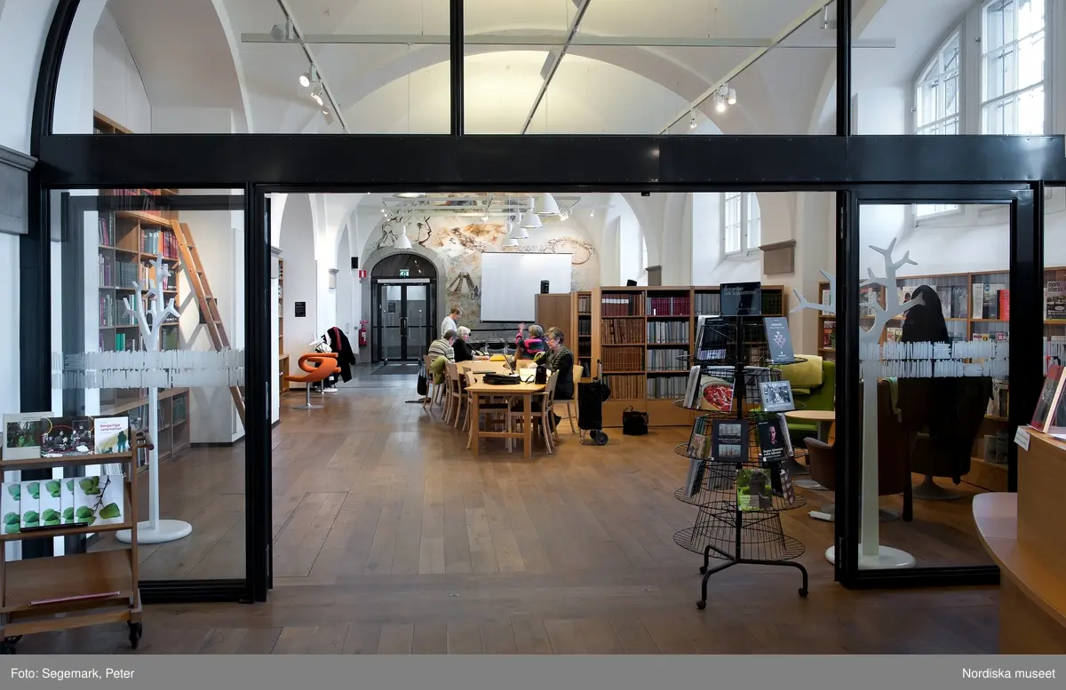 Fatburen och Biblioteket i Nordiska museet.