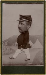 Porträtt av okänd soldat vid Södra skånska infanteriregement