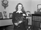 Lucia fröken Backlund. December 1944