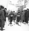 Fettisdagstävling. Skidor. År 1936