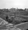 Reportage för Arbetarbladet. Diverse gårdar och byggen. Juli 1937
Vallbacken