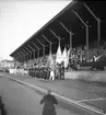 Svenska Flaggans Dag på Strömvallen. Reportage för Gefle Dagblad
År 1939