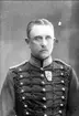 Officer artilleriet, Gustaf Fredenberg född 19/12 1862. Major vid a 8 12/8 1910, övertelöjtnant 17/5 1915, avsked 19/12 1917.