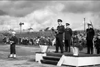 Kungabesök, Gustaf VI Adolf besöker Karlsborg år 1962.