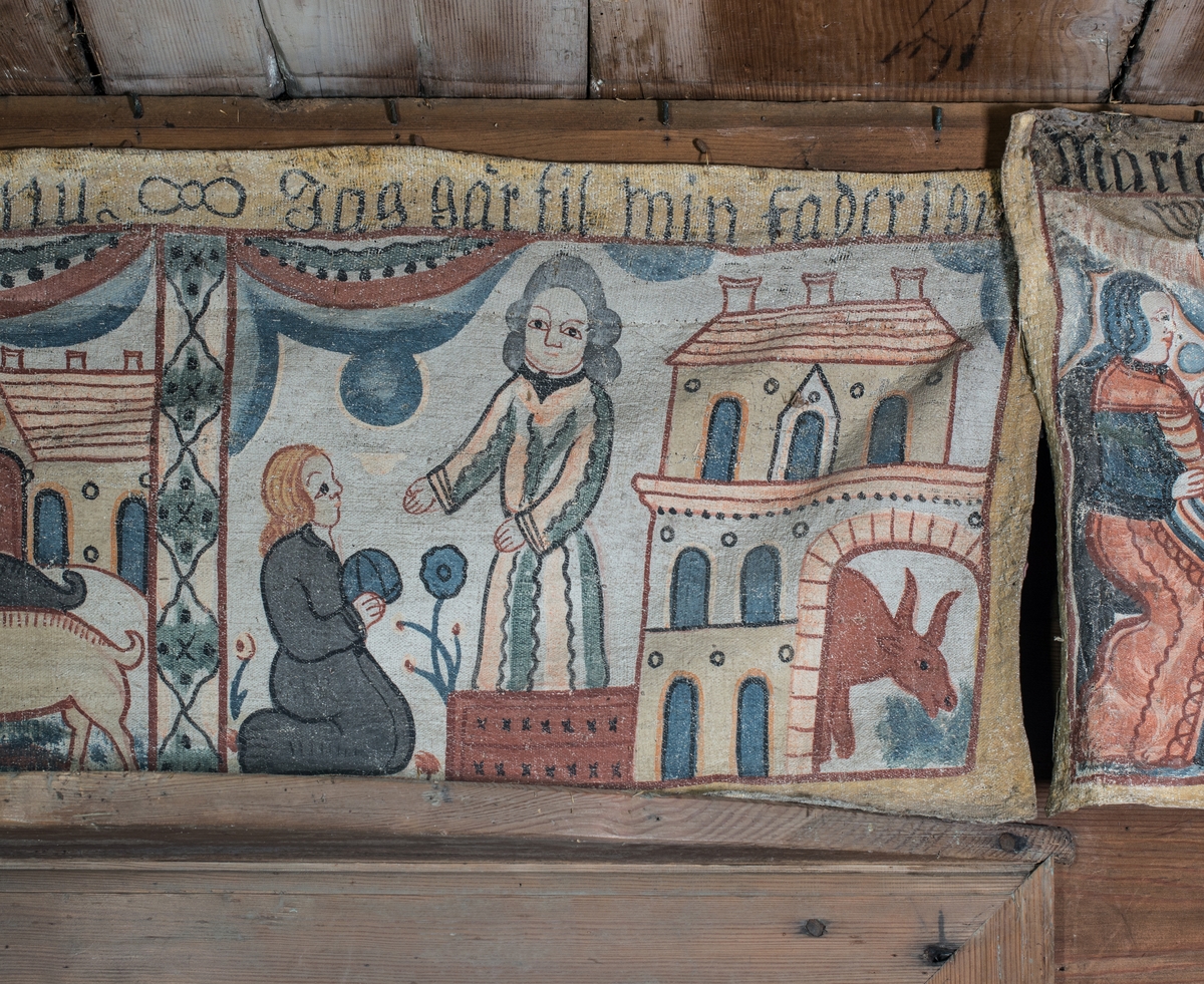 Föreställer den bibliska berättelsen om den förlorade sonen, Lukas 15.