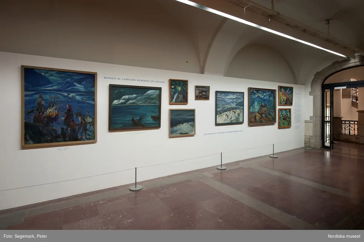 Utställning Emilie Demant Hatt målningar
Nordiska museet