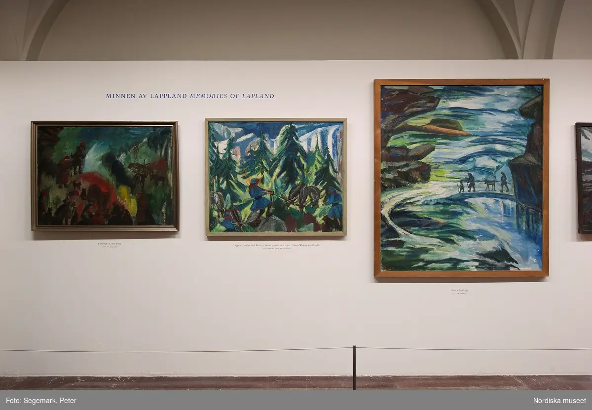 Utställning Emilie Demant Hatt målningar
Nordiska museet