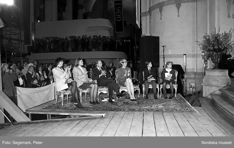 Invigning av utställningen "Den Svenska Historien" på Nordiska museet.