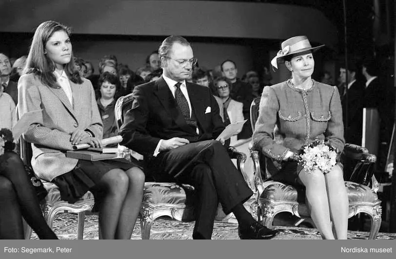 Invigning av utställningen "Den Svenska Historien" på Nordiska museet.