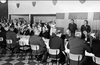 Karlsborg, kungabesök och invigning av museet år 1962. Från lunchen.