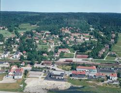 Flygbild Ljungskile 1970