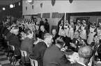 Karlsborg, kungabesök och invigning av museet år 1962. Från lunchen.