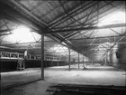 Byggherre: Byggnadsaktiebolaget Contractor, Stockholm General Motors Nordiska AB:s första fabriksbyggnad i Sverige. Arbetsbild. Hammarbyhamnen 1927.