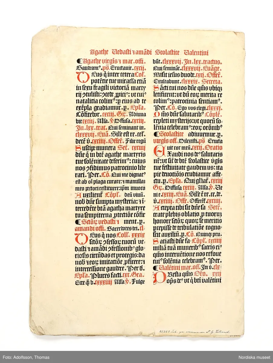 Folioformat.