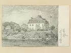 Teckning av Ferdinand Boberg. Stockholm, Djurgårdens f.d. landsdel 7295, Valdemarsudde,