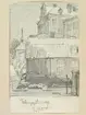 Teckning av Ferdinand Boberg. Stockholm, Söder, Kv. Ersta , Folkungagatan 109, Erstagatan 1-3
