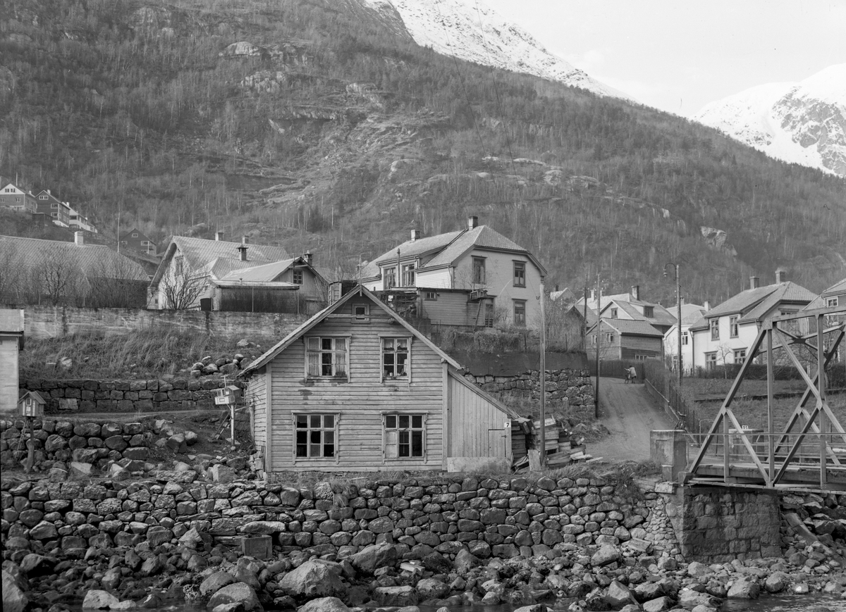 Odda meieri sitt første hus frå 1904.