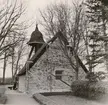 Likboden vid Arby kyrka under byggnadsarbete 1958.