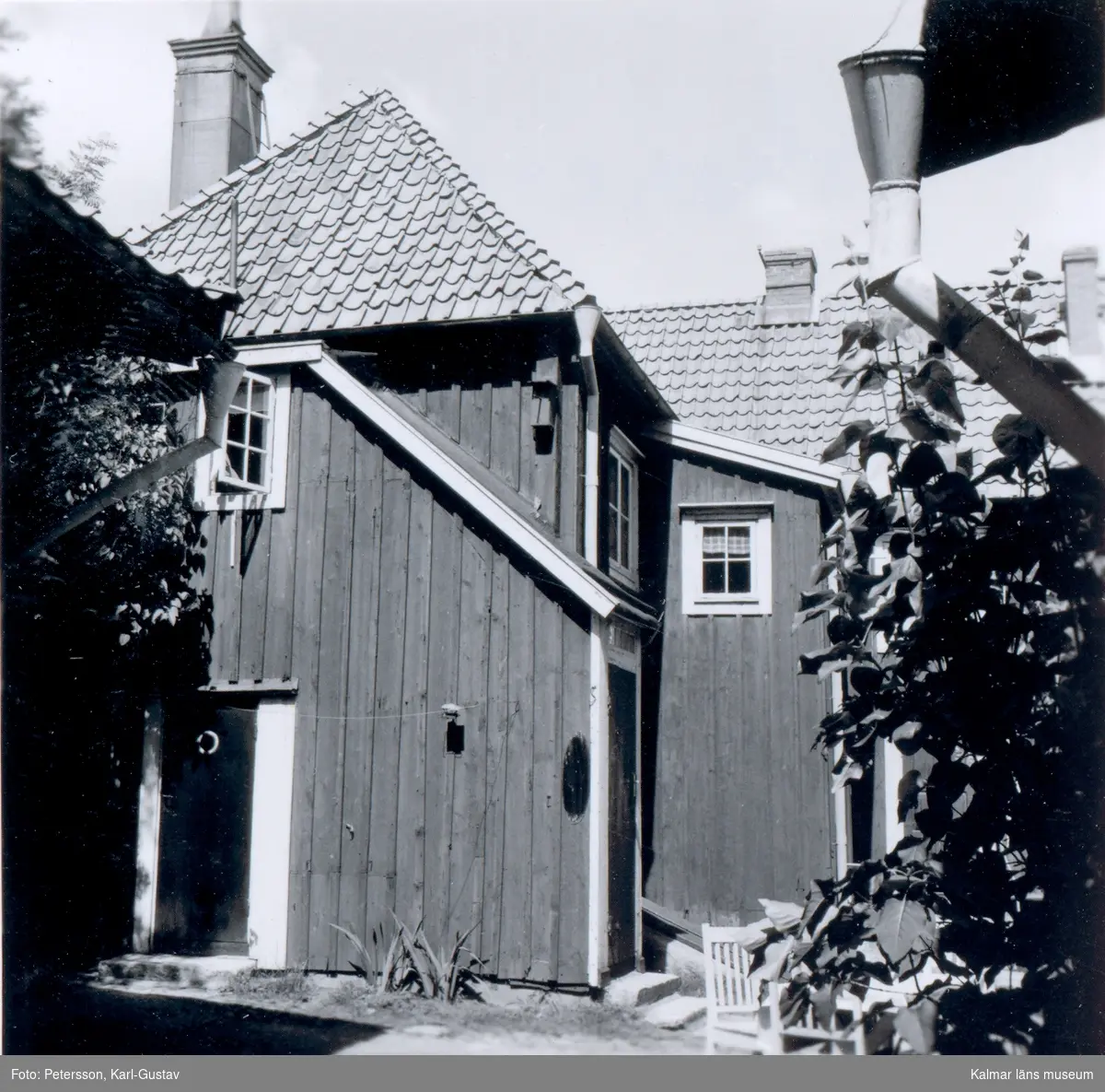 Innergården till en bostad i kv. Skrivaren.