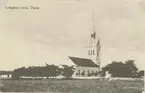 Vykort med motiv av Gräsgårds kyrka.