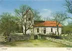 Vykort med motiv från Långlöts kyrka.