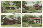 Vykort med motiv från  hembygdsgården i Misterhult.