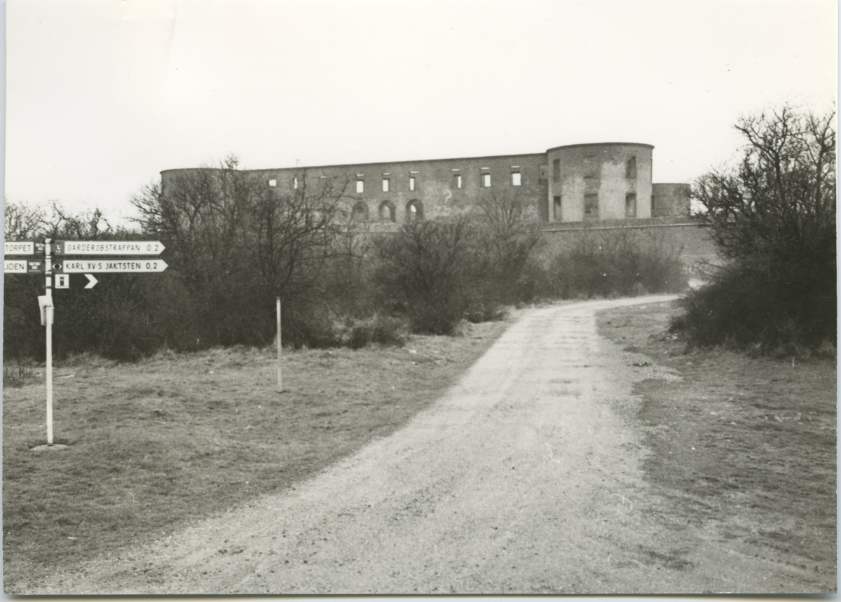 Borgholms slottsruin.