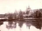 Kalmar slott sett från Stadsparken.