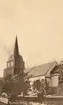 Vykort med motiv av kyrkan i Tuna.