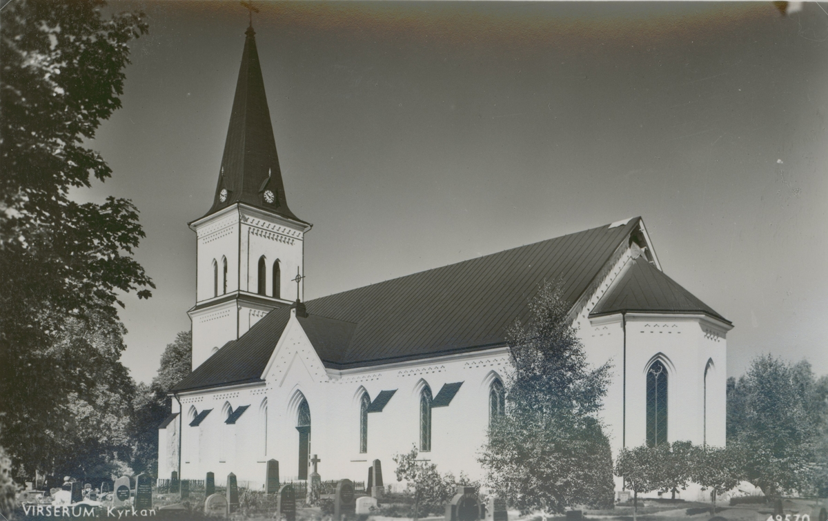 Motiv från Virserums kyrka.