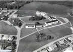Flygbild över Vimmerby folkhögskola.