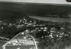 Flygfoto över Gamleby.