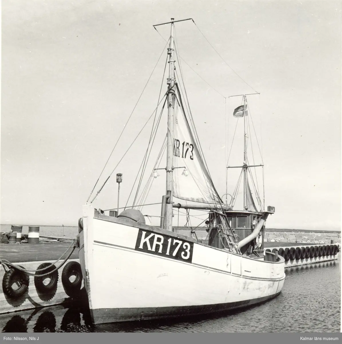 KR173 Carina i hamnen i Kårehamn. Byggd 1959 hos Andersen & Ferdinansen i Gilleleje. Danmark