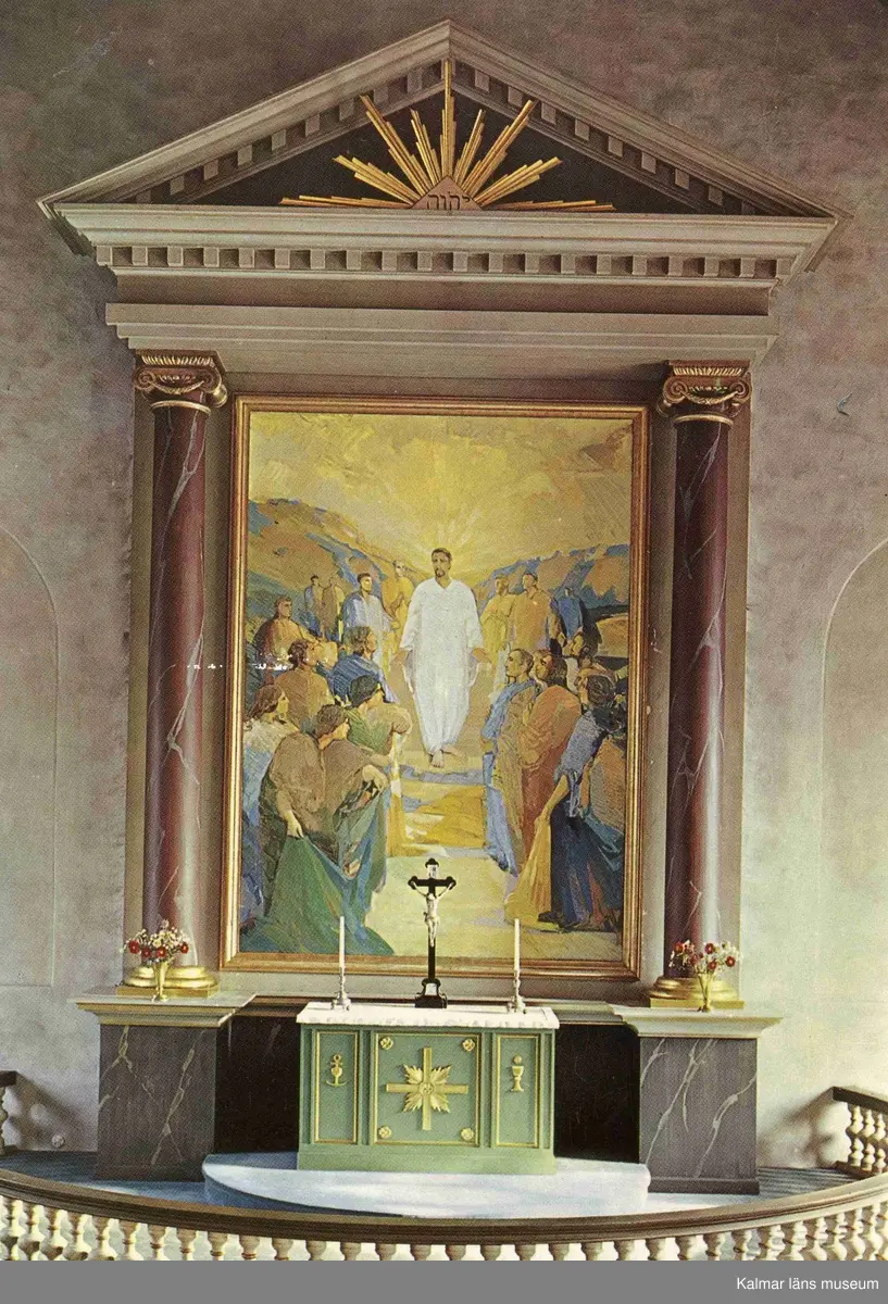 Altartavla i Ryssby kyrka.