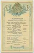 Musikprogram. Stockholms Slott den 30 januari 1926.