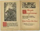 Meny för en sammankomst på Sankta Gertruds gillestuga 1897. Romantiserandet av forna dagar var legio vid sekelskiftet 1900.