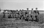 Karlsborg, officerare år 1936.