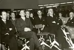 Invigning av nya posthuset vid Sveaplan, kv. Guldfisken i Kalmar år 1947.
I första raden, tvåa från vänster generaldirektör Swartling för Postverket. Trea från vänster landshövding Lidén.