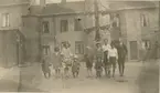 Midsommarfirande år 1924 i Arkagården, Unionsgatan 9.