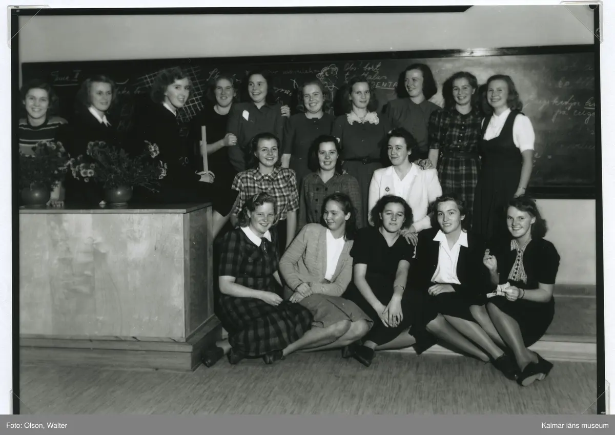 Elever på Rostads seminarium 1944, Klass F1.